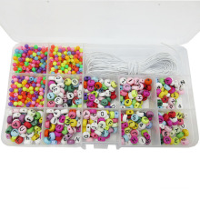4*7mm assorted box pack dangle alphabet beads